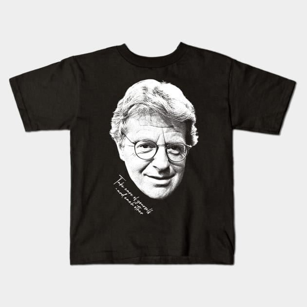 Jerry Springer Retro Fan Design Kids T-Shirt by DankFutura